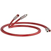 QED Reference Audio 40 Interconnect &ndash; 0.6m | X-Tube technology for improved high-frequency signal transfer, Silver-plated 99.999% oxygen-free copper (OFC) conductors