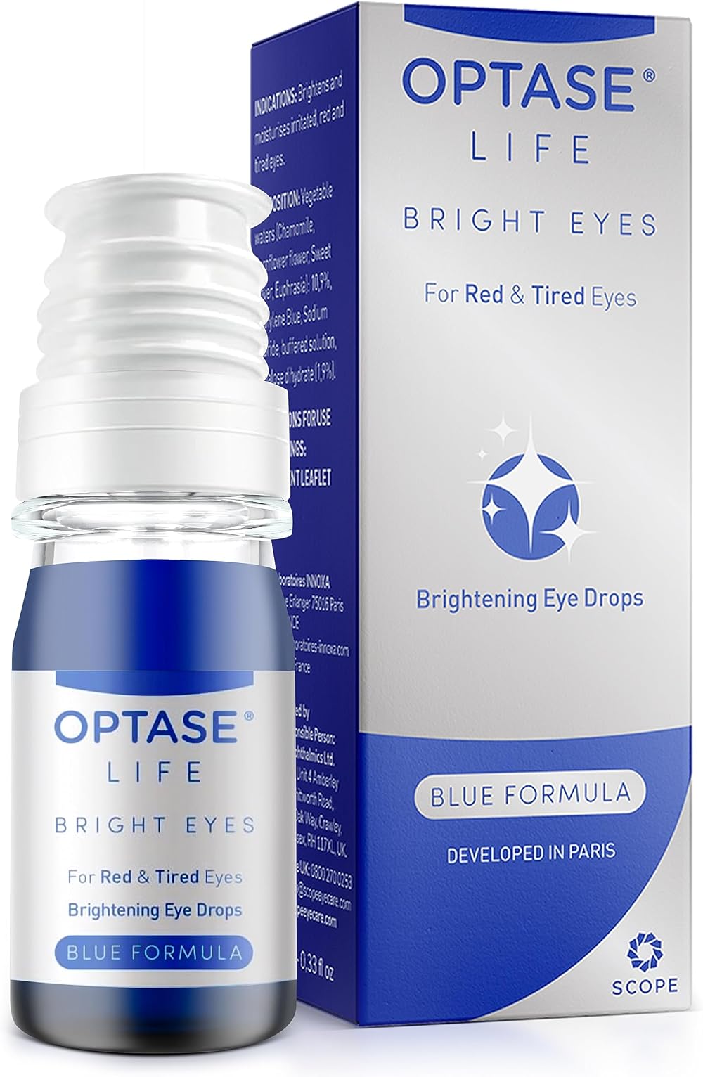 Optase Life Bright Eyes Drops for Redness, Irritation & Tiredness Relief