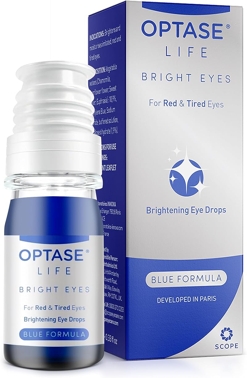 Optase Life Bright Eyes Drops for Redness, Irritation & Tiredness Relief