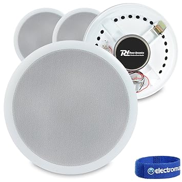 Power Dynamics 4x Pda 6 5 Ceiling Speakers 100v Line Amazon Co