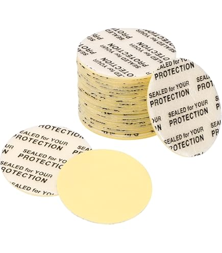 Pressure Sensitive Torque Activated Cap Seals - 70mm For Mason Jars, 50 Pack