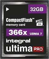 Integral 32GB Compact Flash Card UDMA-7 366x 55MB/s Read 25MB/s Write view 2