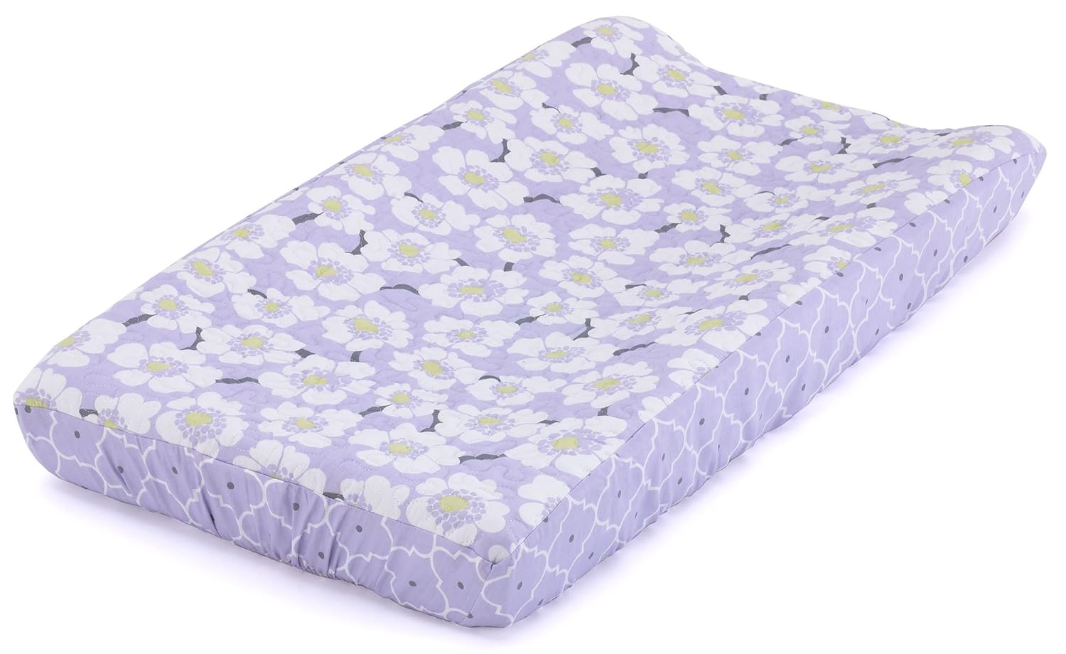 lavender changing pad cover
