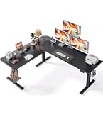 SIAGO L-Shaped Adjustable Standing Desk - 75 X 63 Inch, Adjustable Corner Standing Desk With - View #6