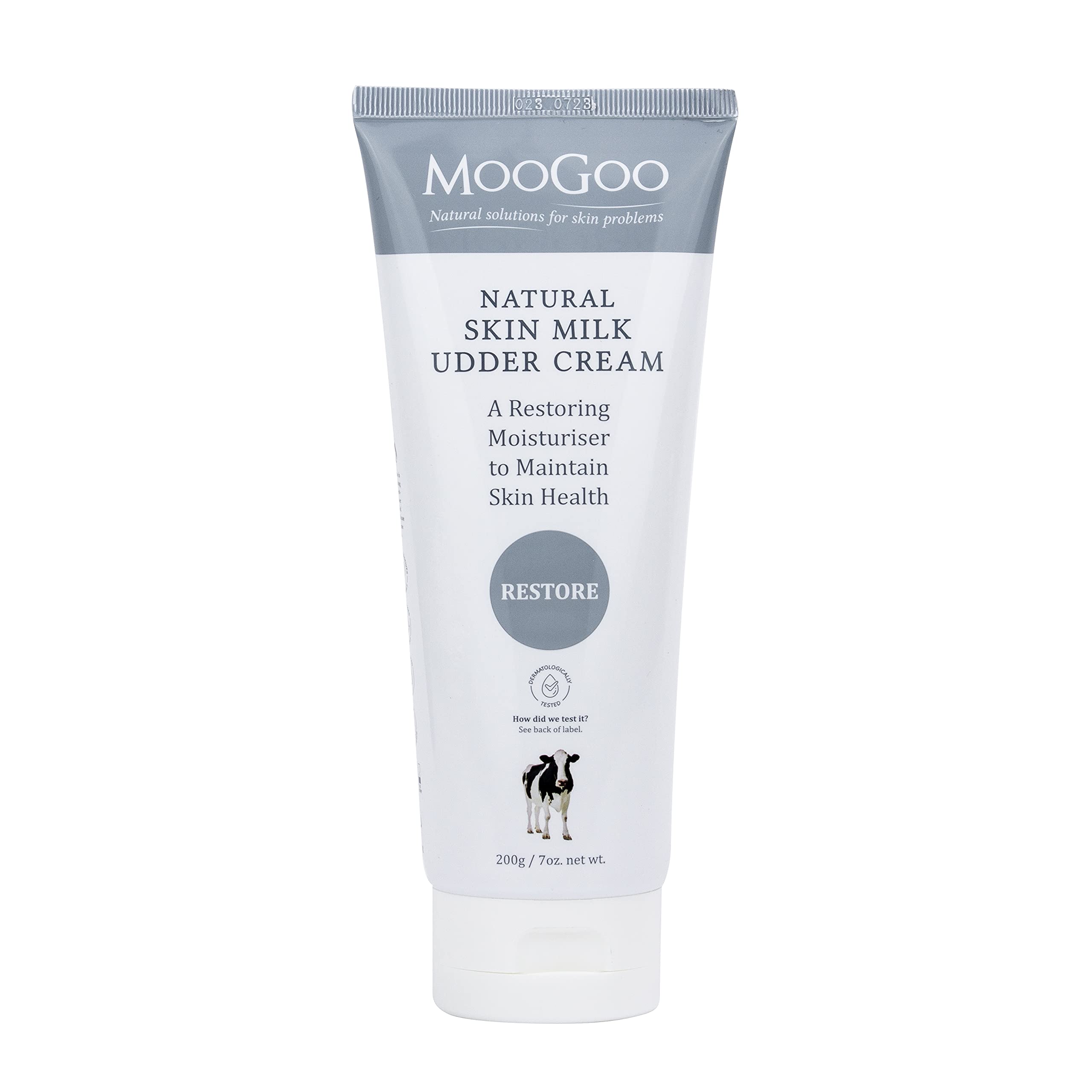 MooGoo Skin Milk Udder Cream - Lightweight Moisturiser for Sensitive, Dry, Irritated Skin – Face & Body, All Ages Including Babies – 200 g