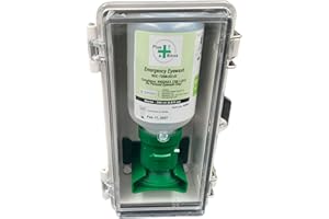 Plum Plus Rinse 46501 Mini Eyewash Station, 8" Height, 2.75" Wide, 4.25" Length, 6.8 Fluid_Ounces Volume, 1.2 Pounds, Plastic