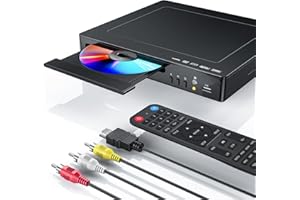 DVD Players for TV with HDMI, Simple DVD Player for Elderly, DVD Players That Play All Regions, CD Player for Home Stereo Sys