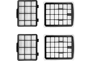 MAIGOO 2 Set HEPA Filter Replacement Fit For Eureka NEN180 NEN186BL Bagless Canister Vacuum Cleaner,include 2 Dust Cup Filters Element and 2 HEPA Filters