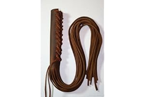 MARK'S CUSTOM DESIGNS Heavy Duty Brown Leather Motorcycle Lever Covers for Hd Motorcycles 12" Fringe