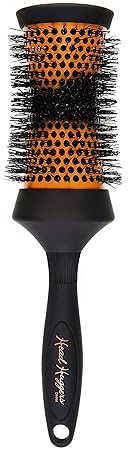 Denman Rund-Haar-Bürste Head Huggers DHH4, Sanduhr-Form, zum Föhnen/Glätten/Wellen langer Haare, Keramikkörper, Durchmesser 5