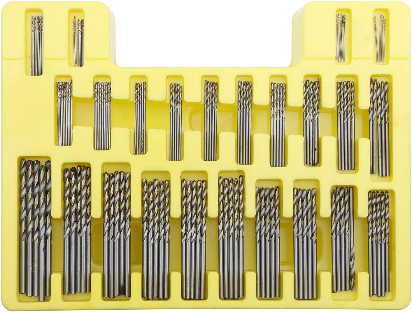 150Pcs Set Micro Drill Bit Set Power Tools Unxuey Mini Precision Hss Power Drill Small Precision Twist Drilling Kit with Plastic Box 0.4mm-3.2mm for PCB Crafts Jewelry Drilling Tool