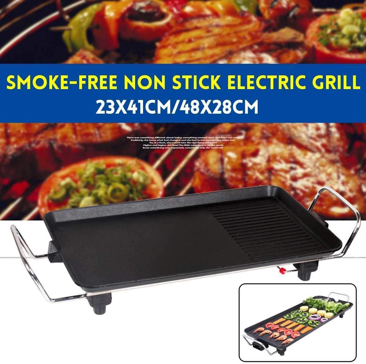 Review UXZDX CUJUX Aluminum Electric Grills Indoor Korean BBQ Grill