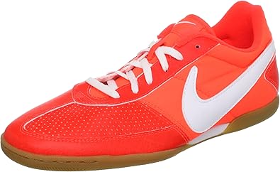 red and white track spikes