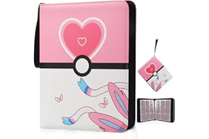 Card Binder 900 Pockets, Othran Trading Card Binder 9-Pocket Card Holder Binder 900 Pockets Card Collection Binder with 50 Removable Card Sleeves for Kids Organized