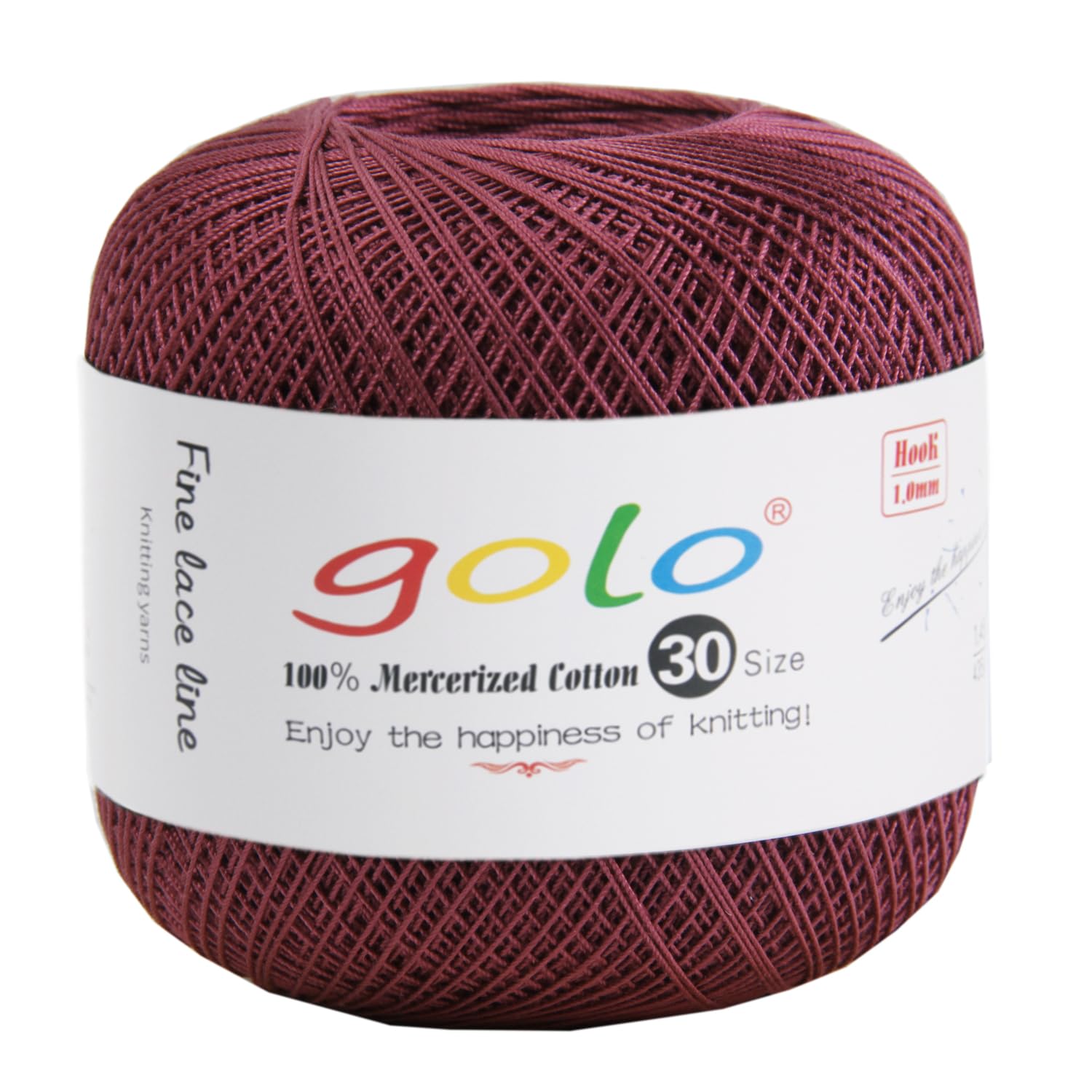 golo Crochet Thread Size 30 Yarn for Hand Knitting Cotton Crochet Yarn — image 1