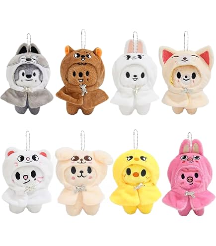 Amazon.com: RHEETADA 8 PCS Skzoo Keychains Pilots SKZ Plush