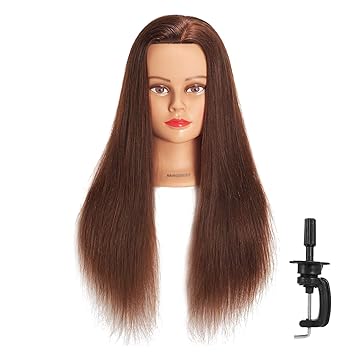 natural hair doll head