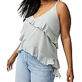 Torrid Women's Plus Size Georgette Ruffle Cami