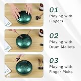 Musfunny 6 Inch Steel Tongue Drum 8 Notes C Major with Bag Drums for Kids view 5