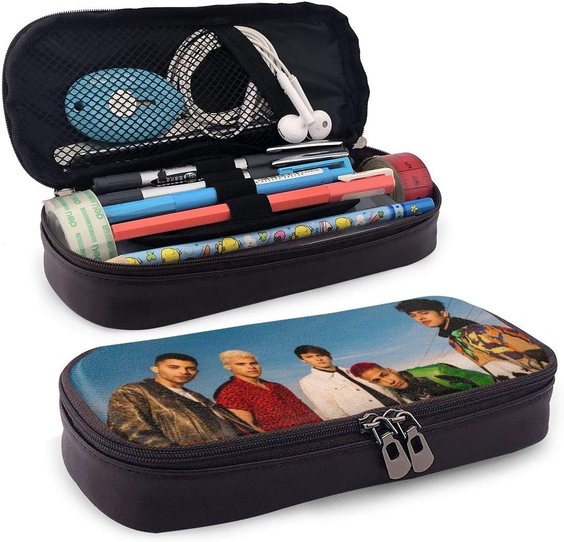 CNCO Zippered Pen/Pencil Case Art Supplies Storing Kit | Portable Travel Cosmetics Makeup Pouch