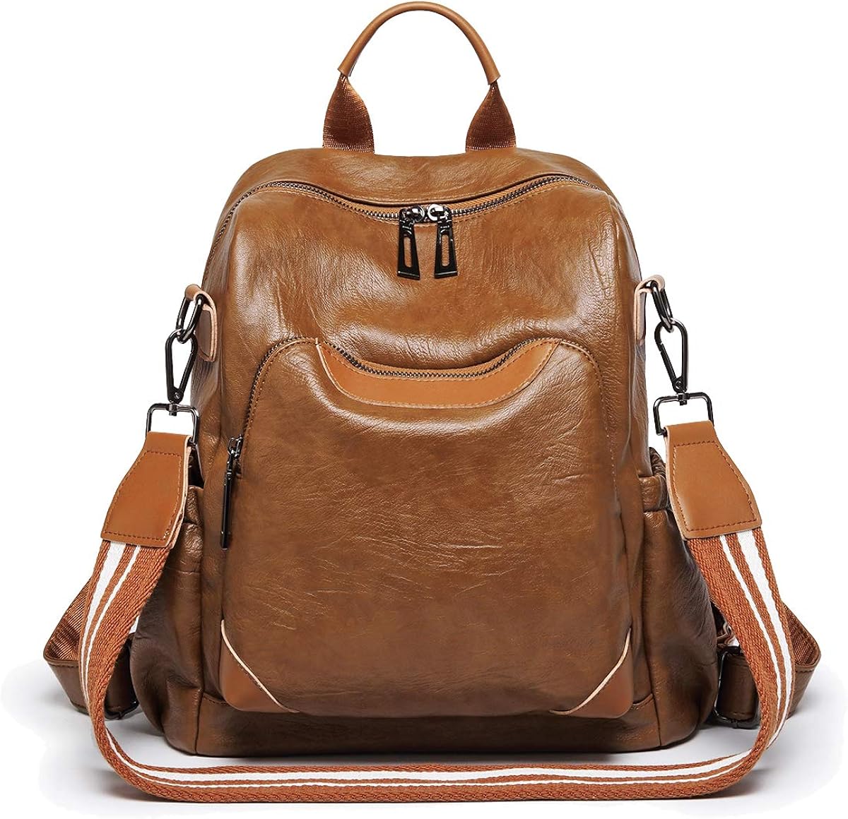 NIYUTA Women Handbag Laptop Tote Bag 10 Inch Leather Large Tote Bag Lightweight Vintage Shoulder Office Bag Lady for Work Travel Shopping Black