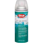 Krylon K01378000 Gallery Series UV Archival Varnish Aerosol Spray, Matte, 11 Ounce