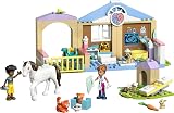LEGO Friends Animal Vet Clinic 42696 Educational Toy with Horse Stable view 9