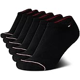 Tommy Hilfiger Womens No Show Socks - 6 Pack Cotton Blend Cushioned Low Cut Socks for Women for Sneakers and Loafers