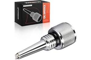 A-Premium 55201 Magnetic Oil Dipstick for Inverter Generator Compatible with Wen, Yamaha, Generac, Powerhorse and Predator, Aluminum Generator Magnetic Oil Dipstick with O-ring, Silver (1 Pcs)