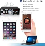 Noble Createaprototype Bluetooth 5.0 Audio Amplifier 100W 2 Channel view 4