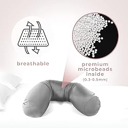 Squishy Deluxe Microbead Body Pillow with Silky