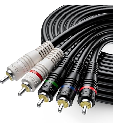 12 Ft Acoustic Research High Performance Composite Video Stereo Audio AV Cable e