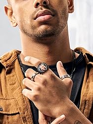 FindChic Customized Round Signet Rings with Photo