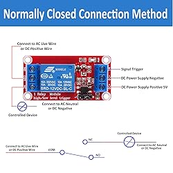 AEDIKO 10pcs DC 5V Relay Module - 1 Channel Relay