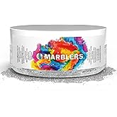 MARBLERS Gray Mica Powder [Silver Pearl] 1oz (28g) | Cosmetic Grade | Epoxy Resin Pigment | Dye | Non-Toxic, Vegan, Cruelty-Free | Lip Gloss, Nails, Body Butter | Bath Bomb, Candle & Soap Making