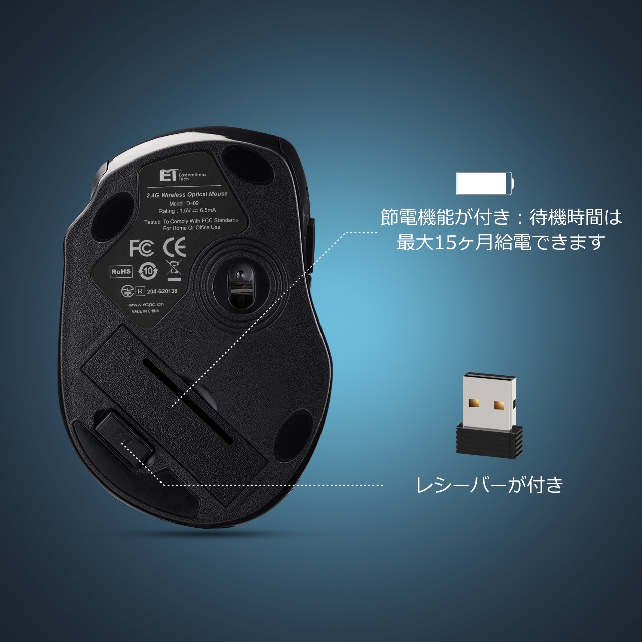 Mua Qtuo 2 4g Wireless Mouse 5dpi Mode 2400dpi High Precision Adjustable Buttons Compact Energy Saving Convenient To Carry Blue Tren Amazon Nhật Chinh Hang 21 Fado