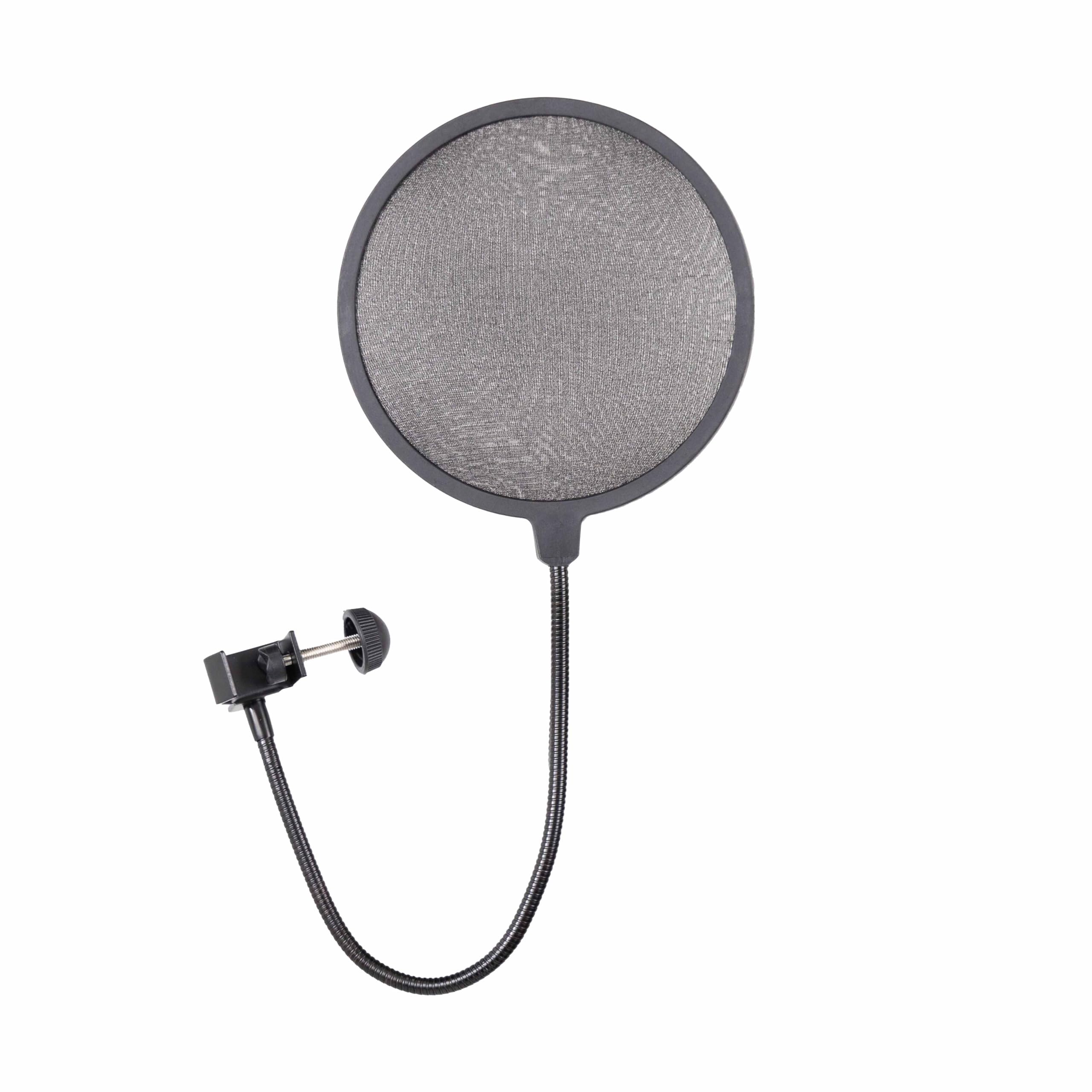 Gator Frameworks Rok-It Single Layer Microphone Pop Filter with C-Clamp to Fit Most Microphone Stands; (RI-POPFILTER)