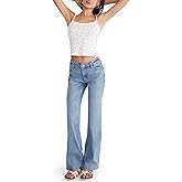 Aeropostale Women's Mid Rise Flare Jean