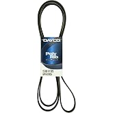 Dayco 5061105 Serpentine Belt | Replaces 24501204 JK6-1107 JK6-1113A E8DZ-8620-D 2C3E-8620-CB 2C3Z-8620-CA 4C3E-8620-AA 5C3E-8620-FA BU9E-8620-CA.