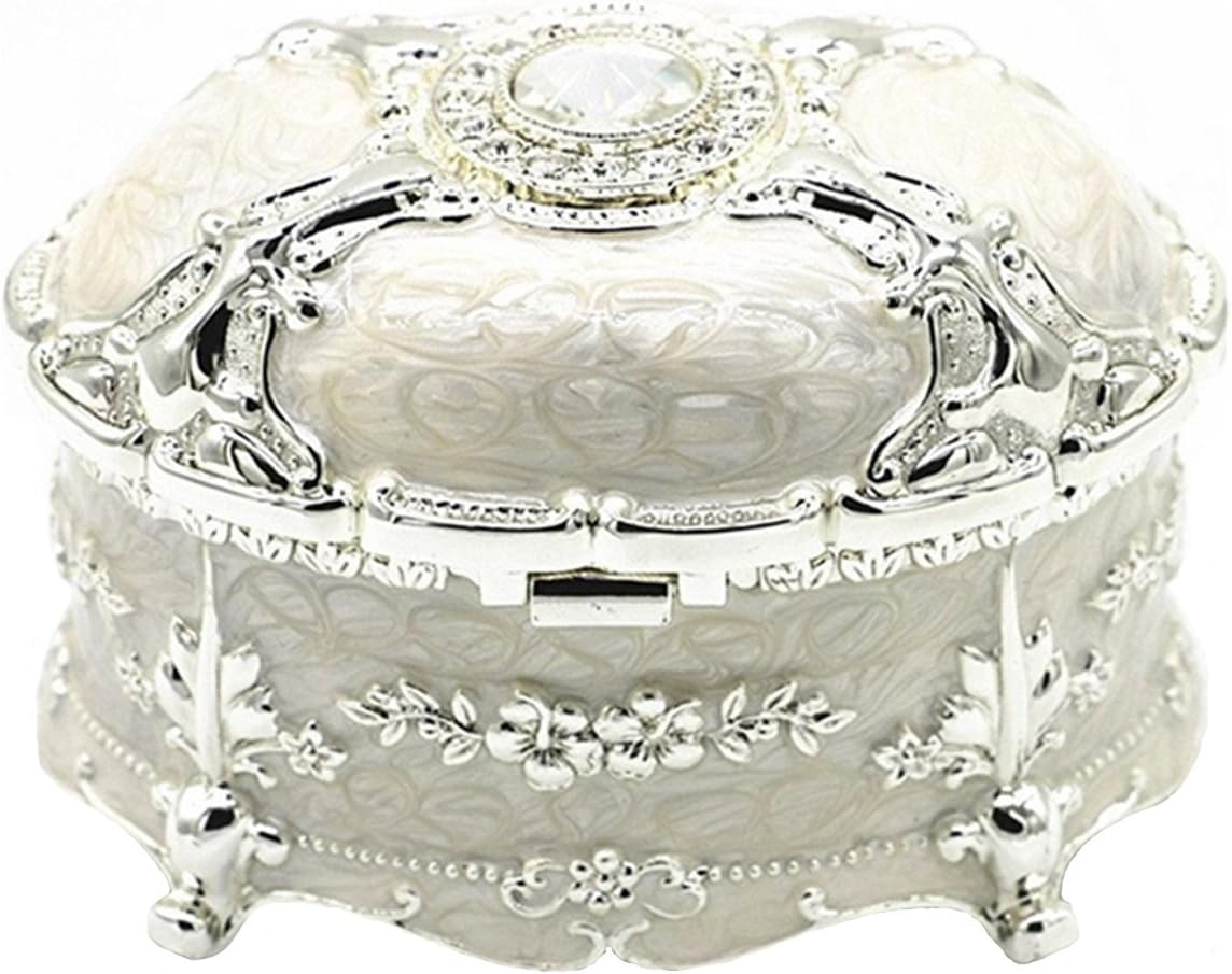 Like A Song Luxury Trinket Box Jewelry Box Gift Decorations Artwork Handicrafts Inlaid Diamond European Princessring Box Jewelry Box