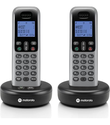 Amazon.com: Panasonic KX-TGC253B DECT 6.0 3-Handset Landline