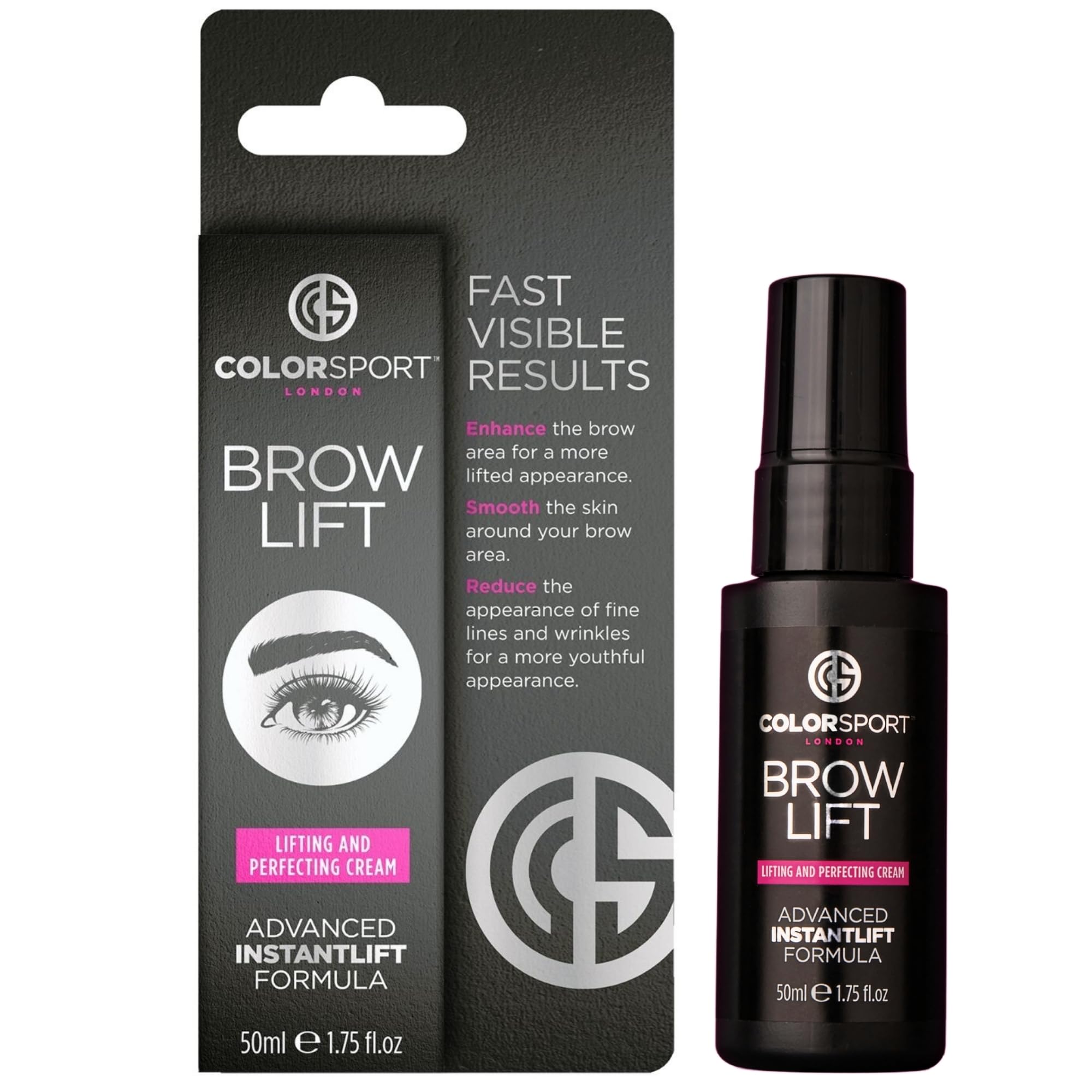 COLORSPORT Brow Lift | Skin Firming Eye & Face Cream | Hydrating & Anti-Wrinkle Moisturiser for Firmer & Smoother Skin | Vegan Skincare, 50ml