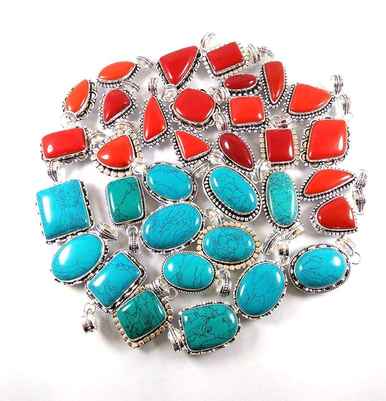 WHOLESALE BULK LOT PENDANTS 20PCS CHARMS PENDANTS CORAL