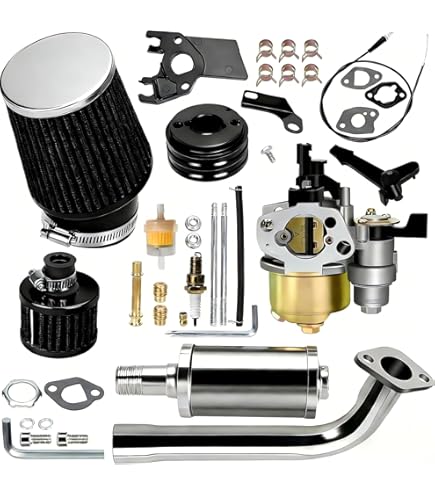 Amazon.com: YOXUFA VM22 Carburetor Exhaust Header Muffler Stage 2