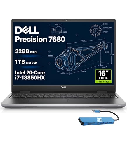 Amazon.com: Dell Precision 7680 Laptop, NVIDIA RTX 2000 Ada 8GB