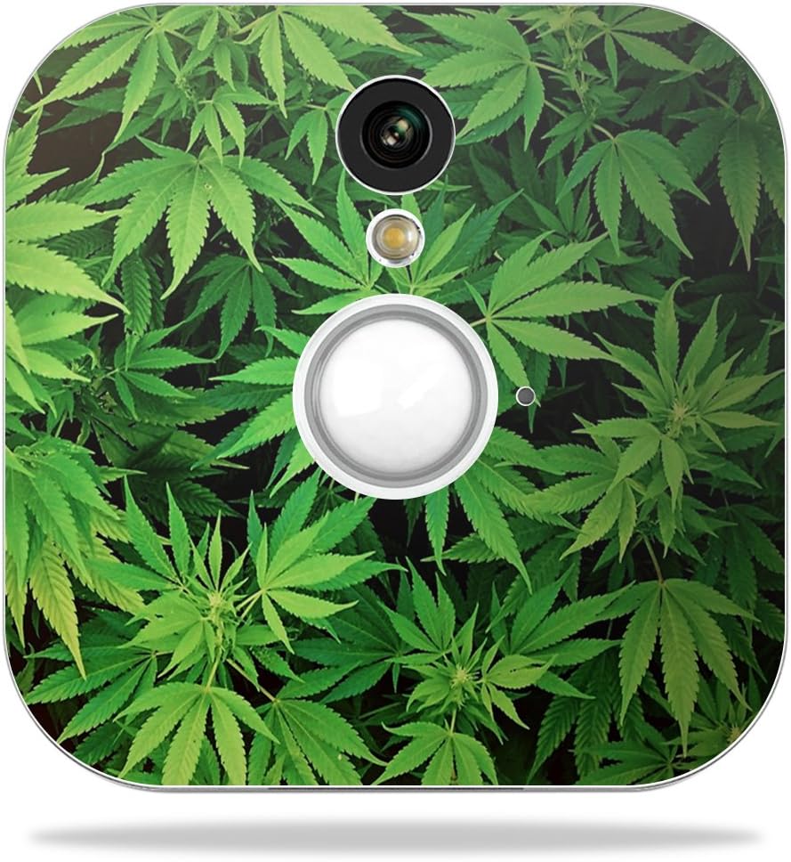 MightySkins Skin Compatible with Blink Home Security Camera - Weed | Protective, Durable, and Unique Vinyl Decal wrap Cover | Easy to Apply, Remove, and Change Styles | Made in The USA
