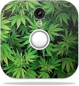 MightySkins Skin Compatible with Blink Home Security Camera - Weed | Protective, Durable, and Unique Vinyl Decal wrap Cover | Easy to Apply, Remove, and Change Styles | Made in The USA