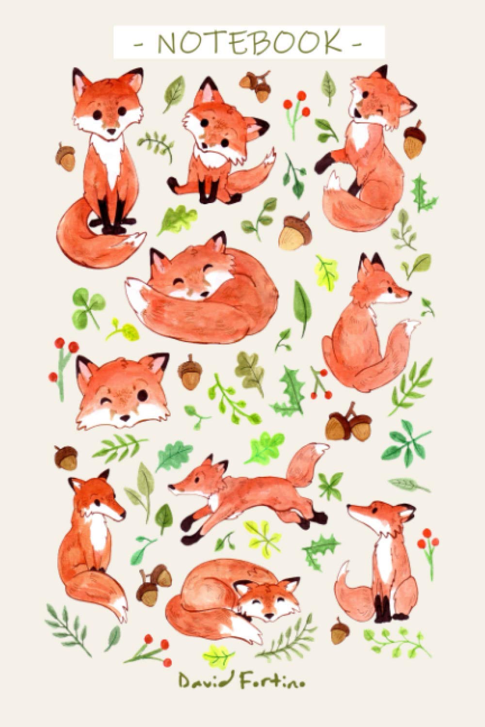 CUTE FOXES NOTEBOOK: Foxes Composition Notebook, Fox Notebook, School Notebooks, Fox Composition Notebook, Fox Gifts, Cute Composition Notebooks, ... x 9", 120 Lined Pages in two shades of gray
