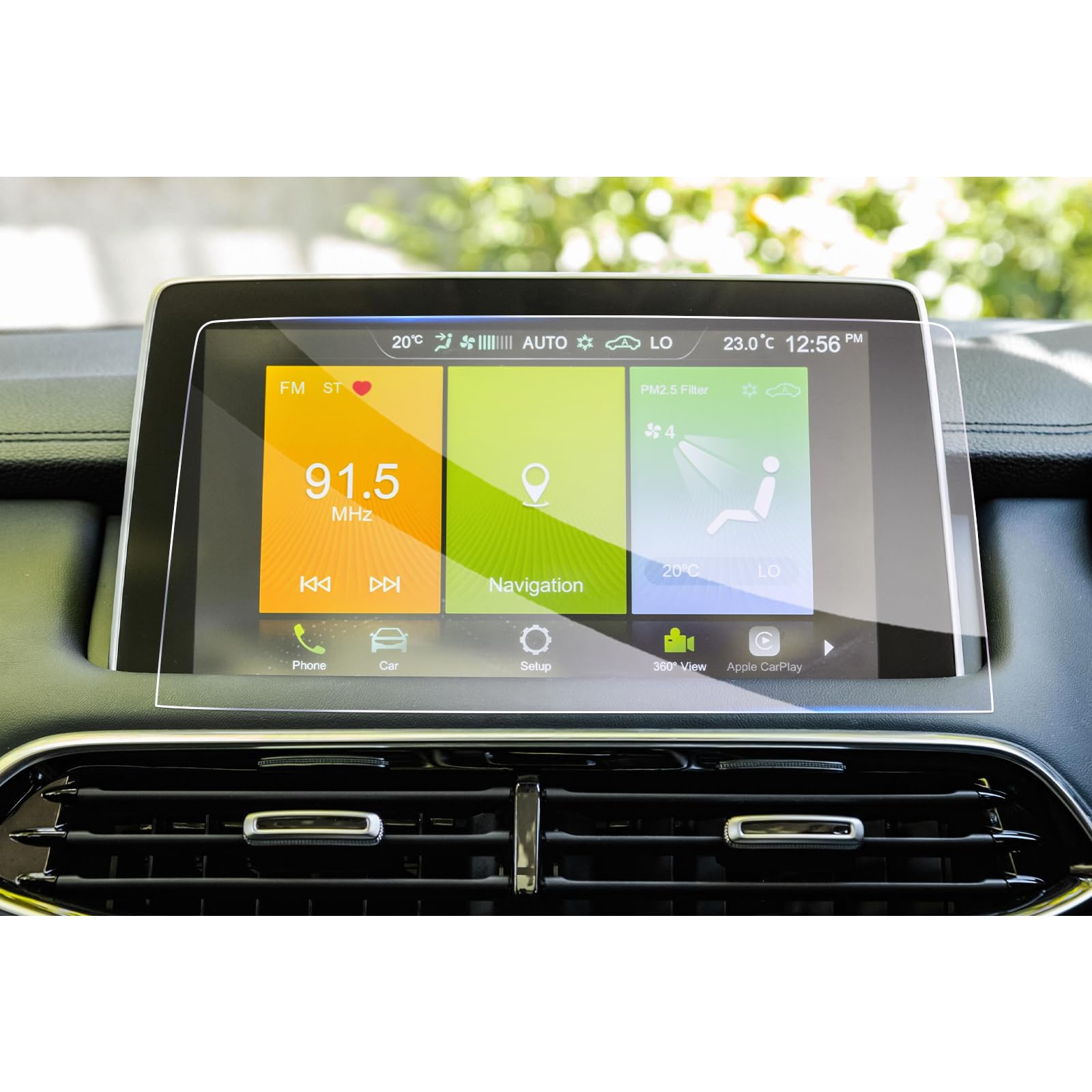 GAFAT MG HS/EHS EV/HS Plug-in Hybrid 2018-2023 2024 10.1 Inch Navigation Screen Protector, Glass Screen Protector for MG HS 2022 10.1 Inch Touch Screen, Shockproof, 9H Anti-Scratch