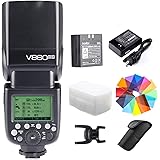 Godox V860II-S Kit HSS 1/8000s GN60 2.4G TTL 1.5s Recycle Time Li-ion Battery Camera Flash Speedlite Light Compatible for Son